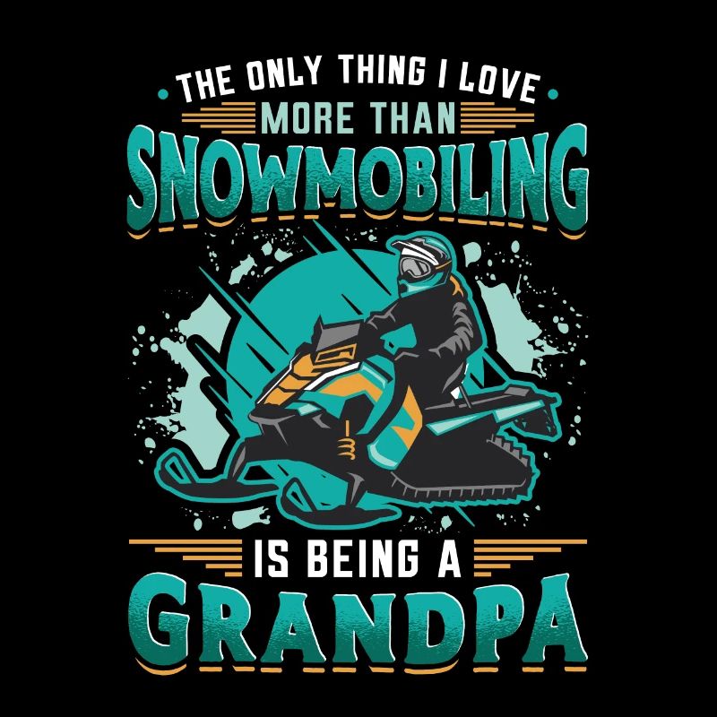 Snowmobiling, Grandpa, Snowmobile