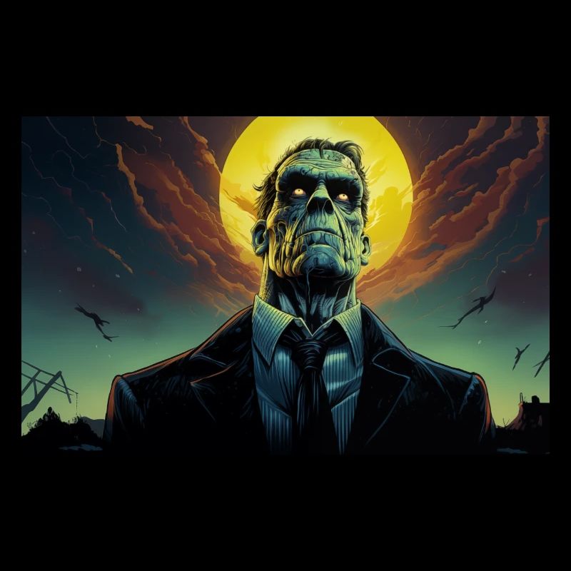Monster in suit