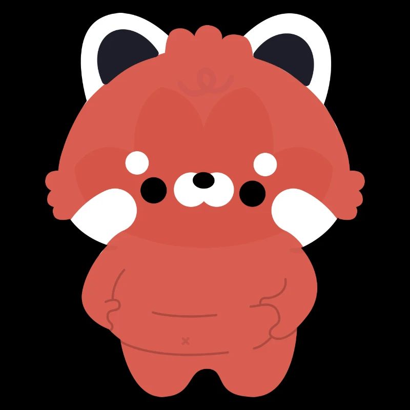 Chonky Panda roux
