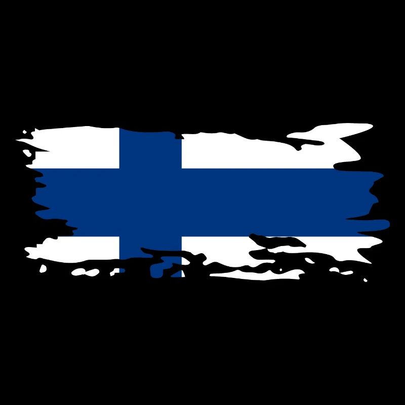 Finlande drapeau bannière pays Suomi Helsinki