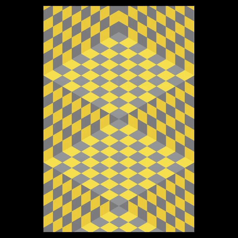 3D Chess Optical Illusion