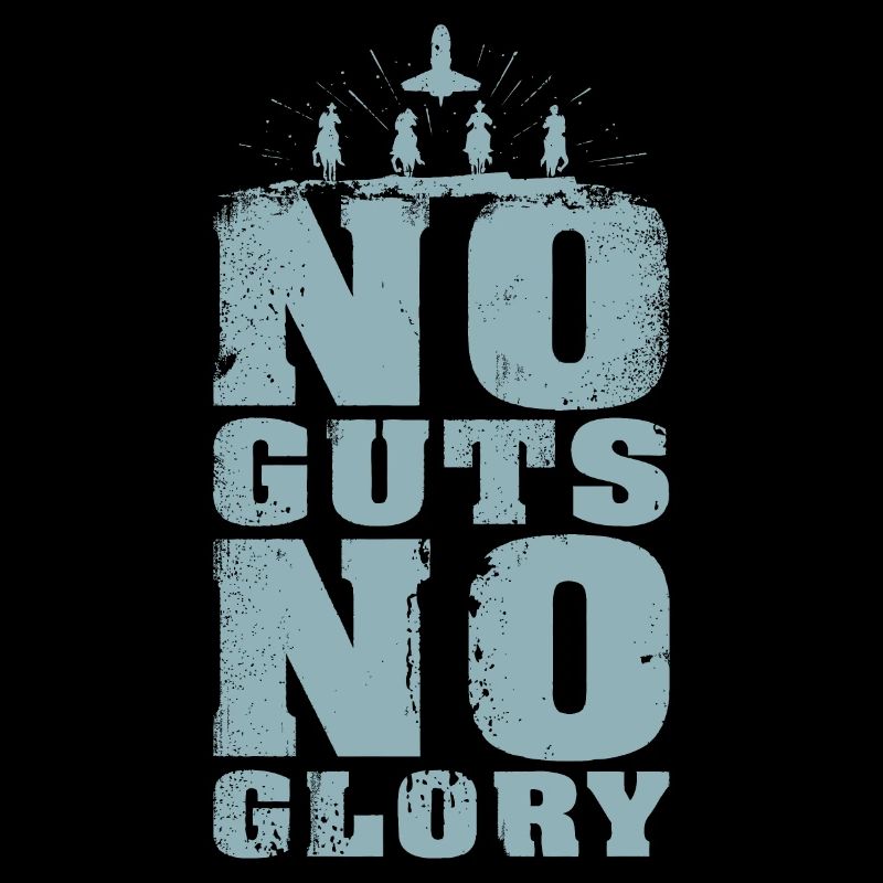 No Guts No Glory (bleu clair)