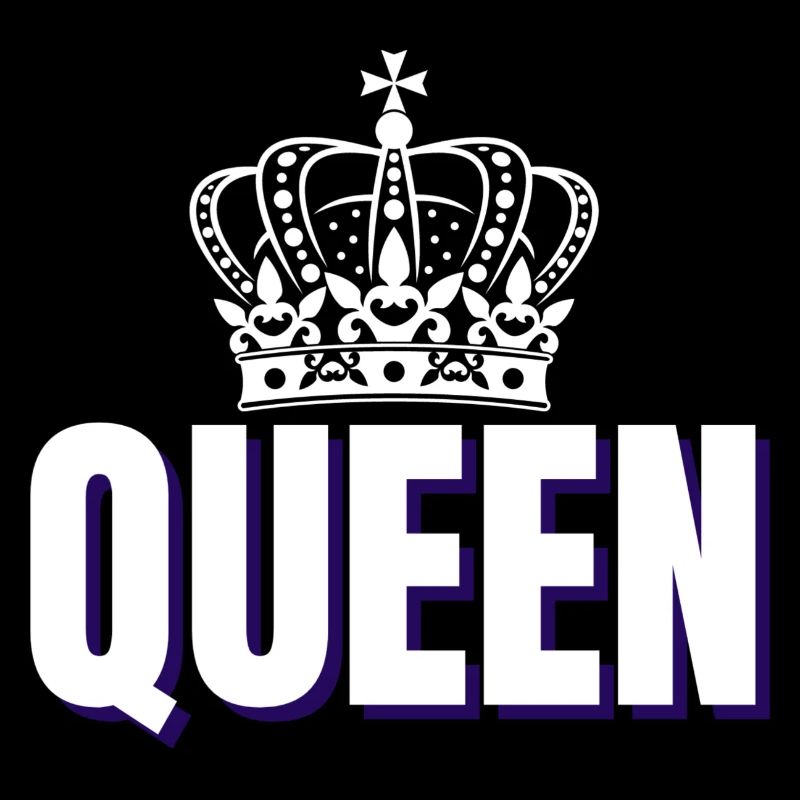 Queen Partnershirt Queen King Krone