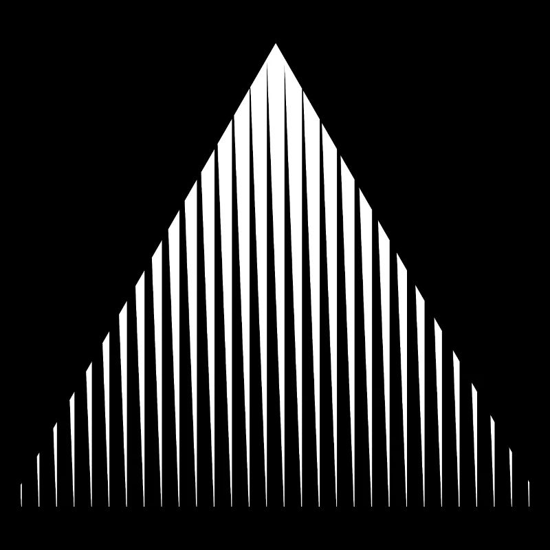 Lignes géométriques Conception de triangle