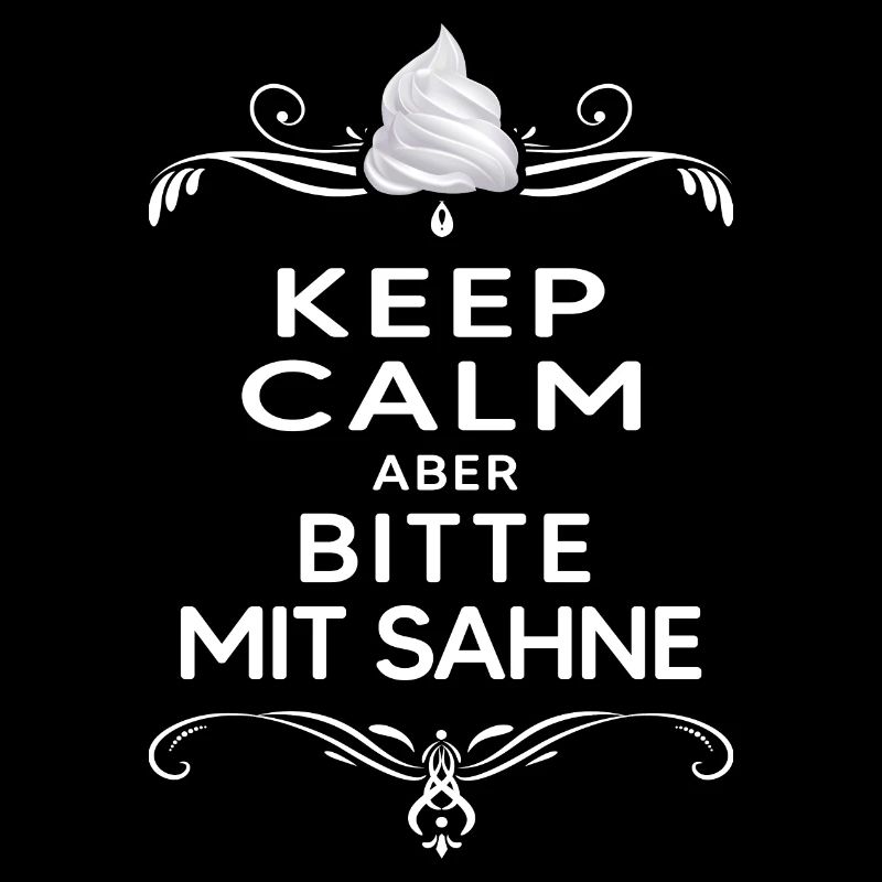 lunch break "keep calm but please with cream"chill