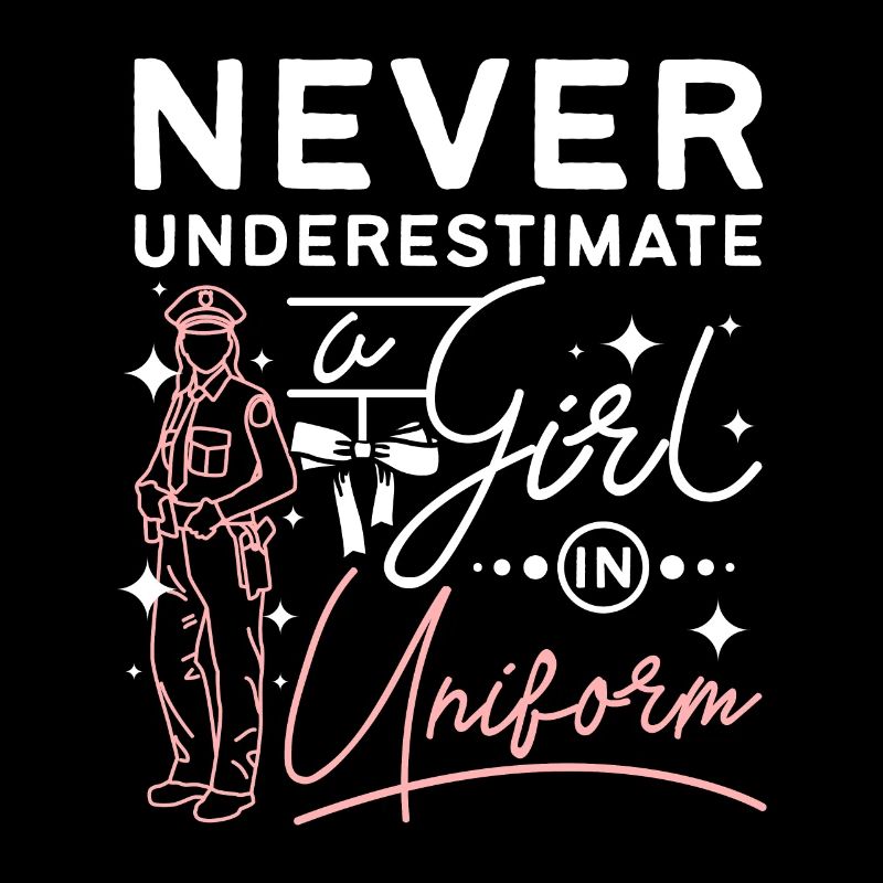 Never underestimate a girl in uniform