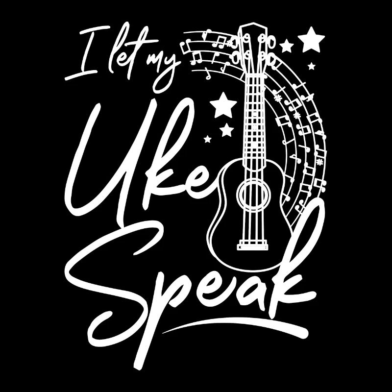I let my uke speak, Ukulele player