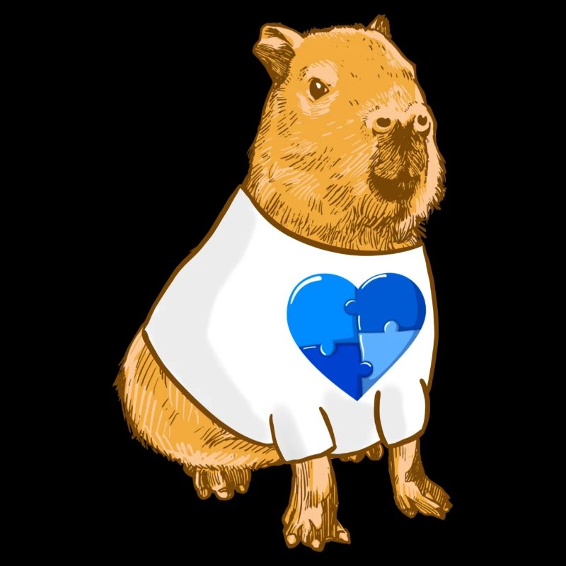 Capybara Autismus Zeichen