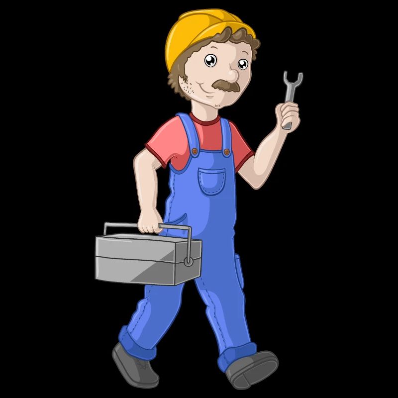 Comic Handwerker