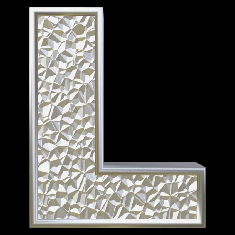 L, lettre, initiale, monogramme,