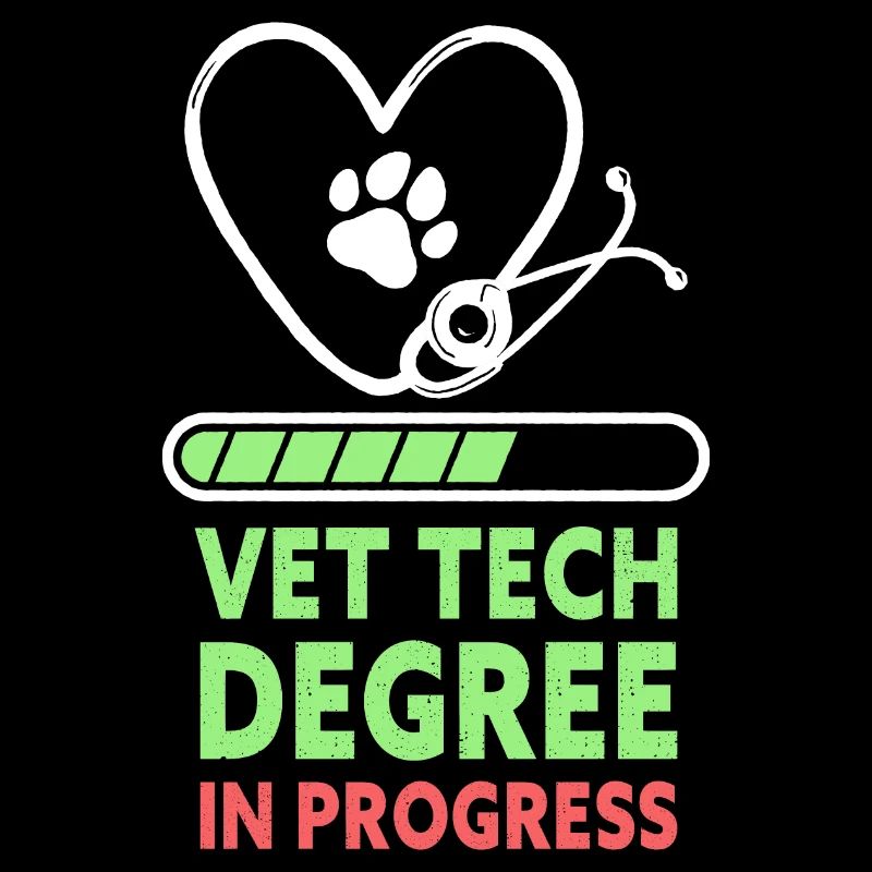 Vet Tech Degree In Progress Funny Veterinary