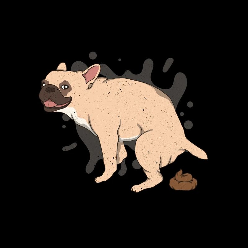 FRENCHIE caca des tas de caca