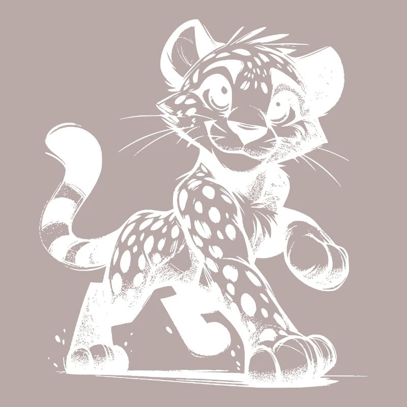 Leopard with smile, dots and cuddle factor