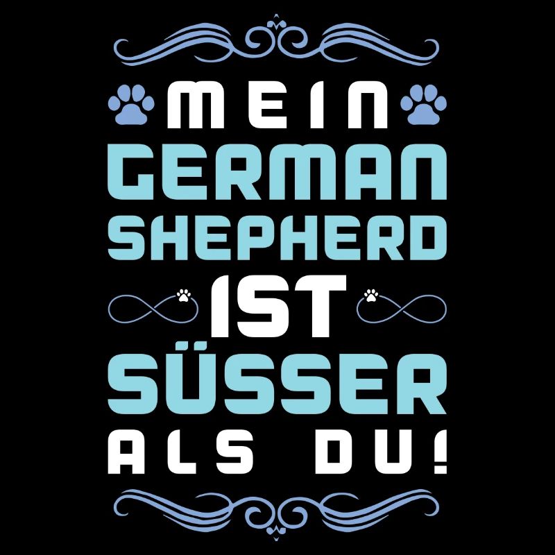 deutscher schäferhund hund spruch