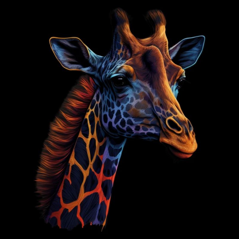 SCHÖNE GIRAFFE - SAVANNE