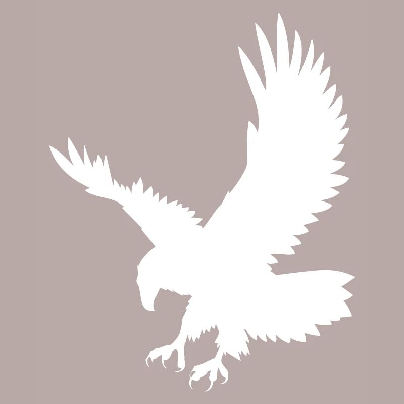 An eagle chasing its prey