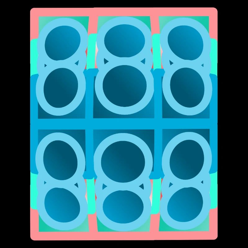 blue pattern, graphic art