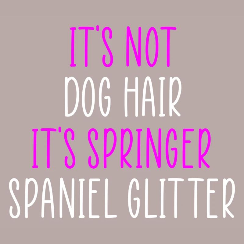 Springer Spaniel Glitzer