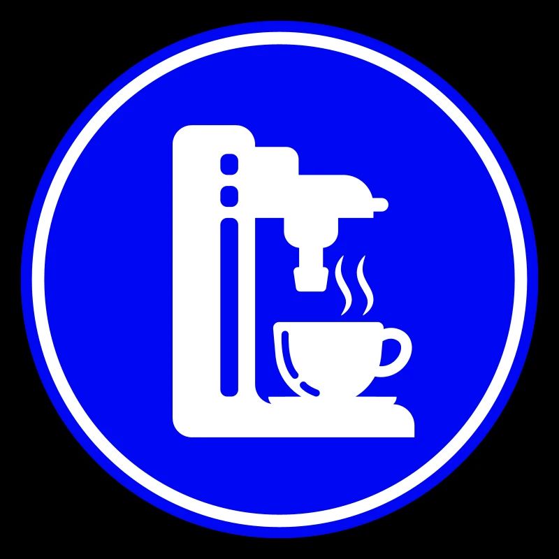 Coffee machine symbol