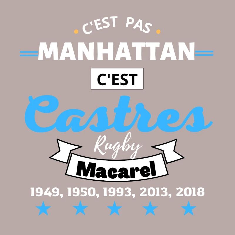 C'est pas Manhattan c'est Castres Rugby.B