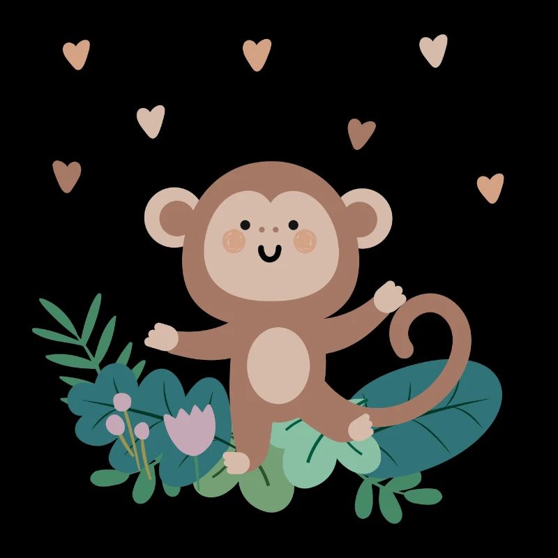 Dancing monkey in the jungle | Boho Safari Tour