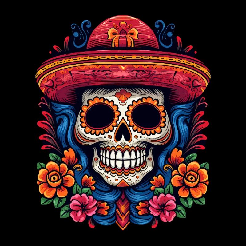 Crâne de Cinco de Mayo