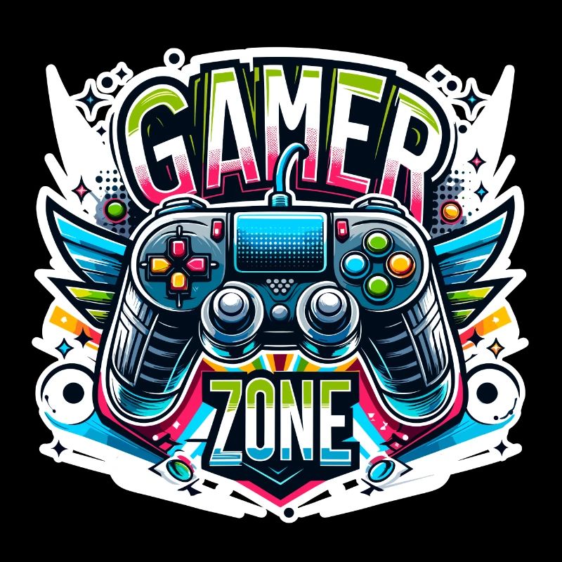 Gamer Zone - Controller Illustration