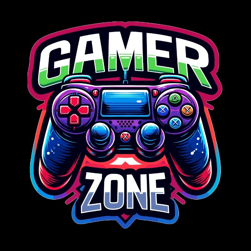 Gamer Zone - Controller Illustration