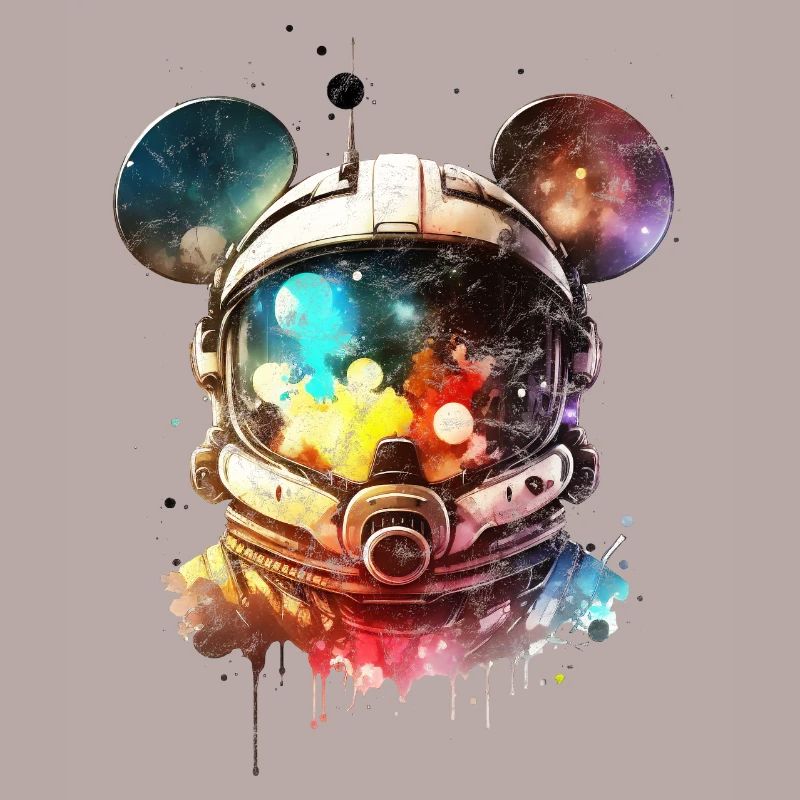 Souris astronaute, Casque, Combinaison spatiale, Espace, Espace