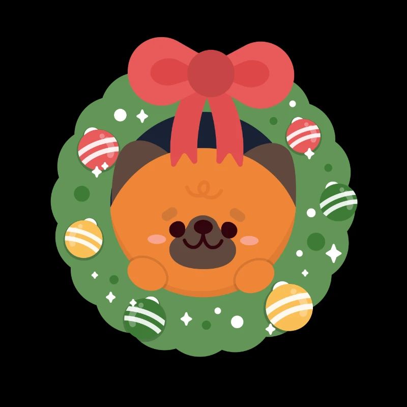 Deutscher Schäferhund Weihnachten