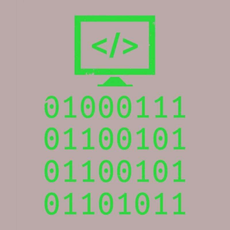 Cadeau de programmation de codage de code binaire