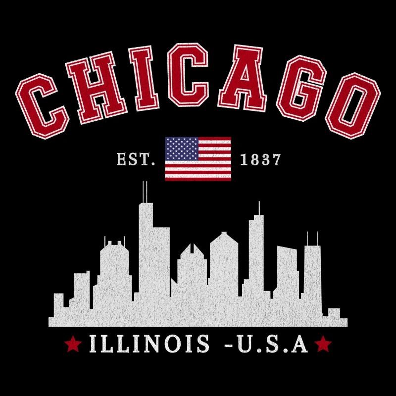 Chicago, Illinois, Est, 1837