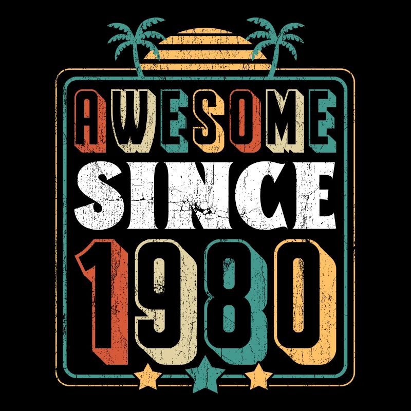 Genial seit 1980 43. Geburtstag