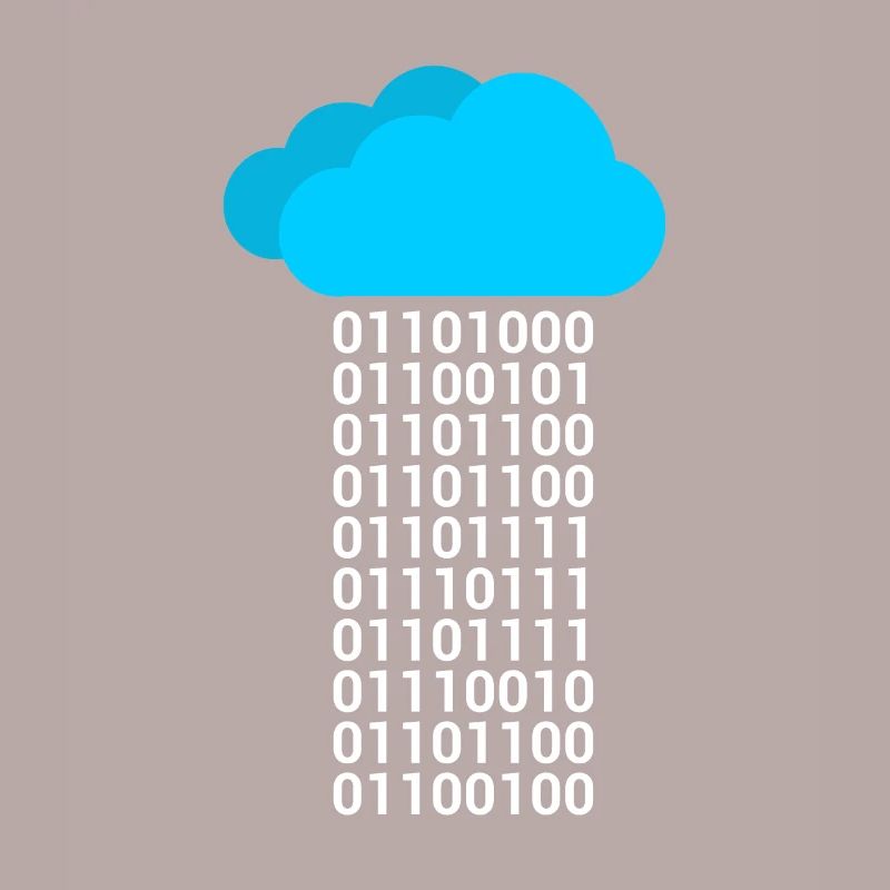 Informatique Binary Cloud Cloud