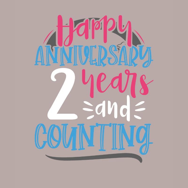 Joyeux anniversaire 2 ans et comptage 2e
