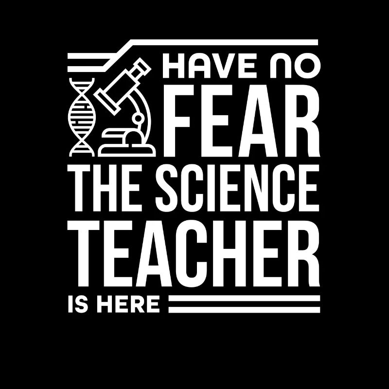 Cadeau de professeur de sciences sans peur Le professeur de sciences est