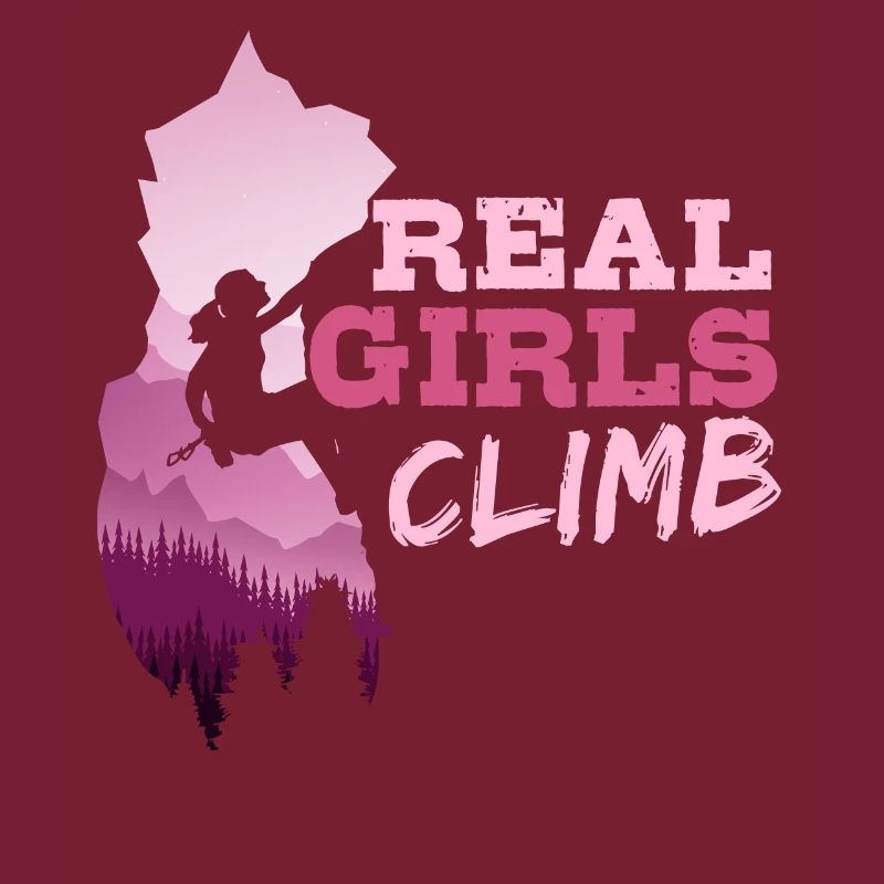 Echte Mädchen Klettern, Kletterer, Boulder