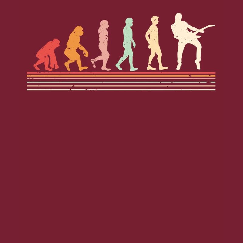 Guitar player Evolution, guitarist
