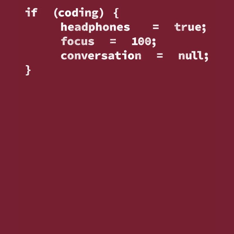 Headphones, encoders, programmers coding