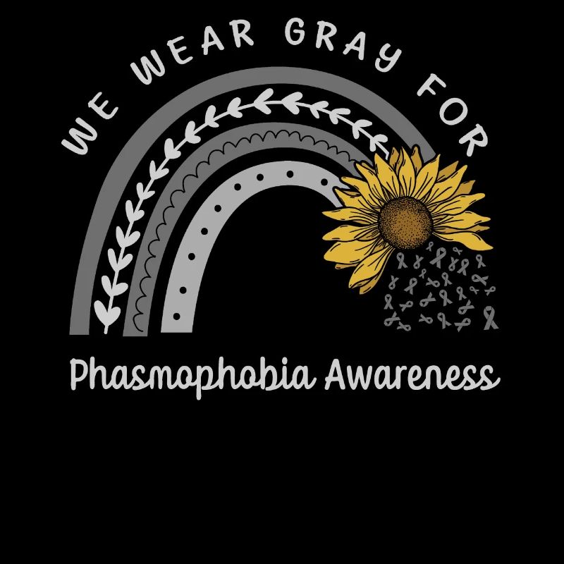 Nous portons du gris pour la conscience de la phasmophobie
