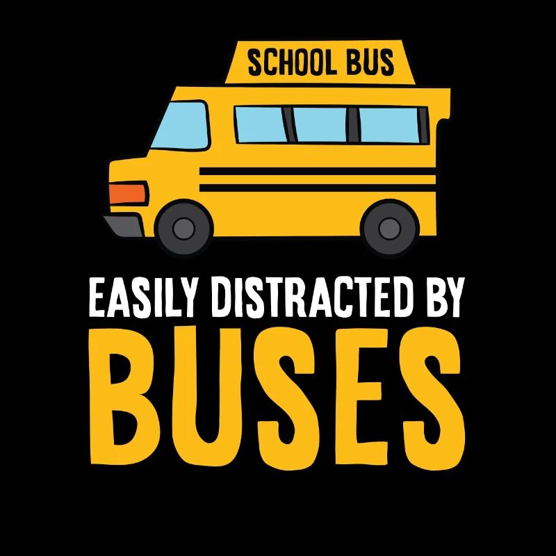 School Bus Easily Distracted By Buses