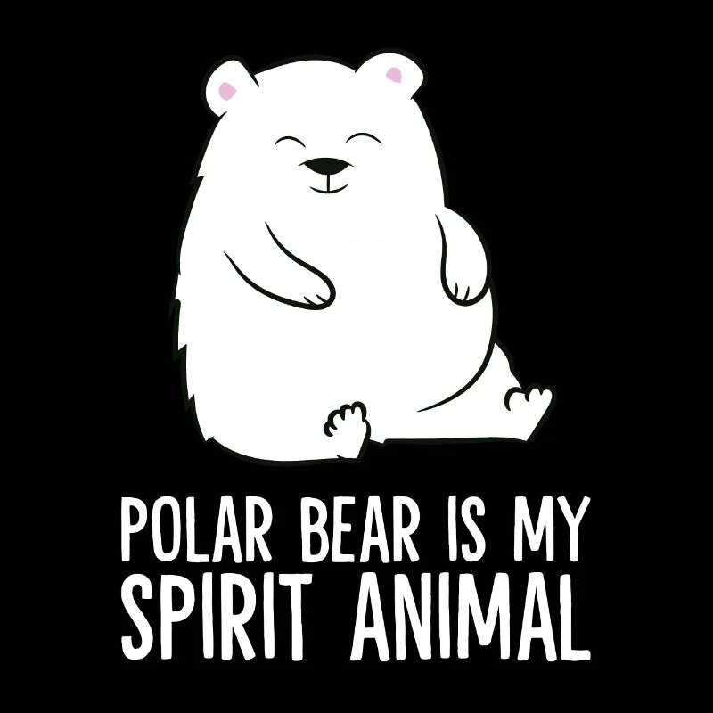 Eisbär ist mein Geisttier Lustiger Eisbär