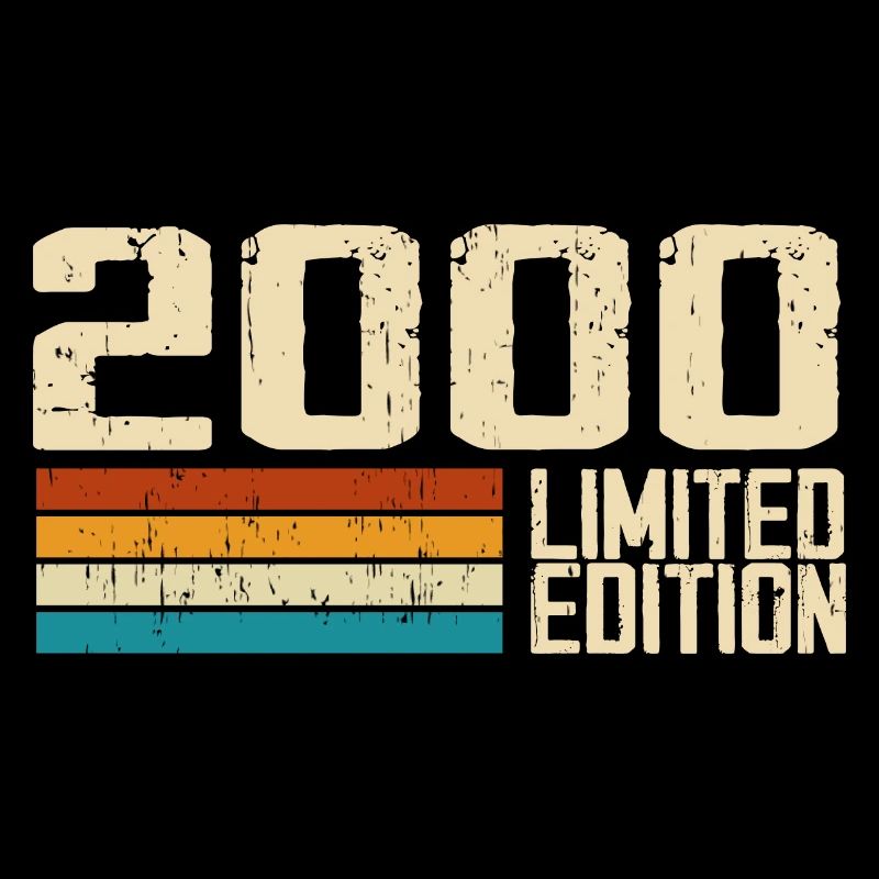 Né en 2000 - Vintage 2000 Anniversaire Rétro