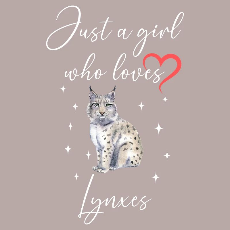 Frau Mädchen Liebe Herz Luchs
