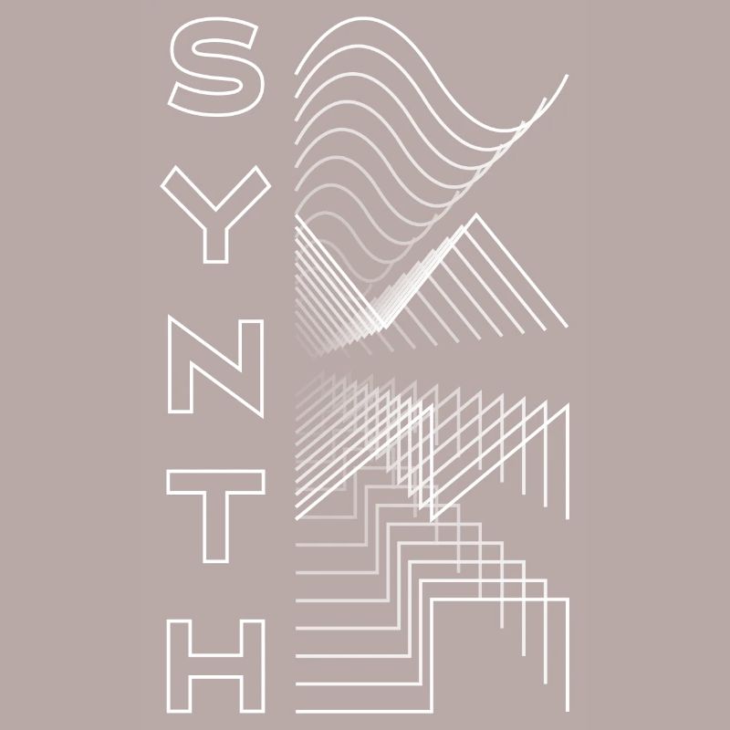 Synth Waveform Audio Analog Design Modular Gift