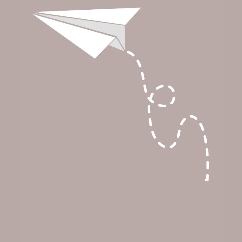 Airplane Flight Pattern Paper Airplane Pilot Gift