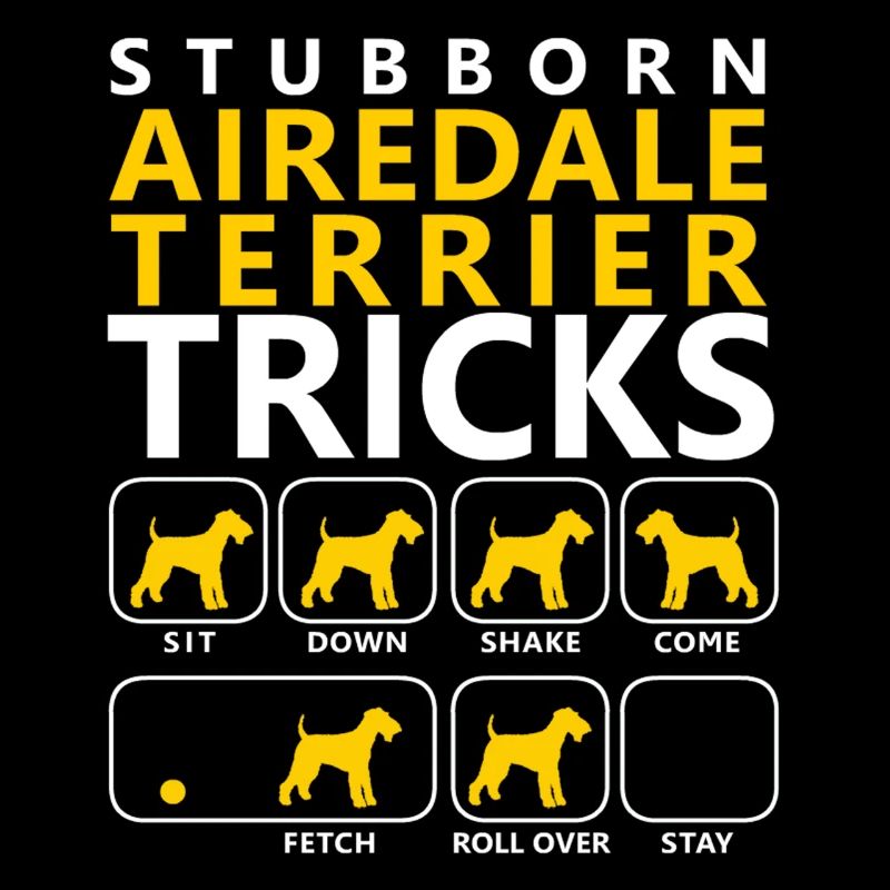 Hartnäckige Airedale-Terrier-Tricks