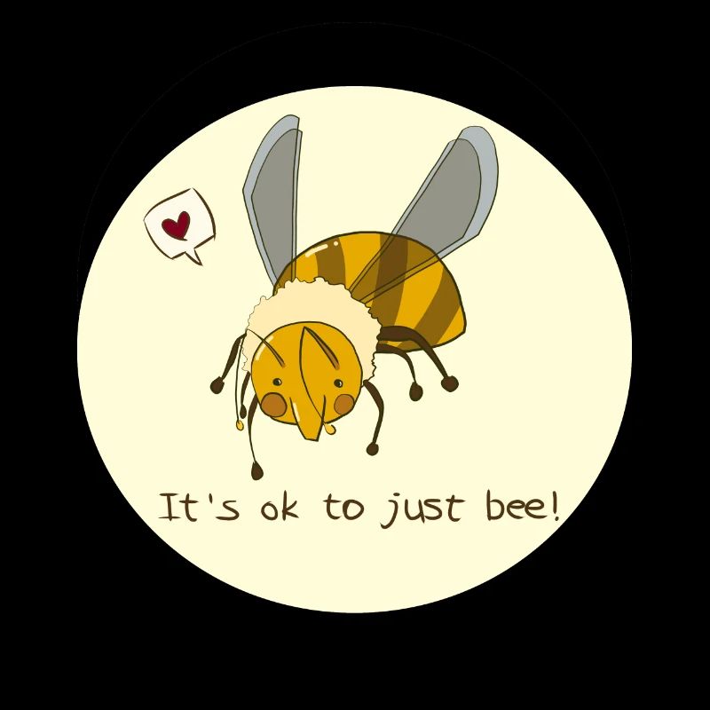 Derpy Bee en jaune - C'est bon de juste être abeille!