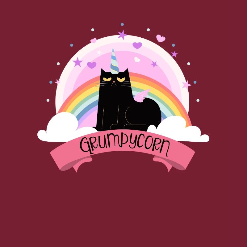 Grumpycorn Grumpy Einhorn Katze