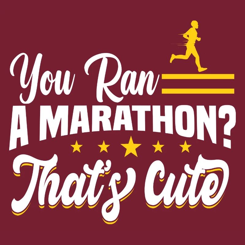 VOUS AVEZ COURU UN MARATHON ? C’EST UN MOTIF MIGNON pour